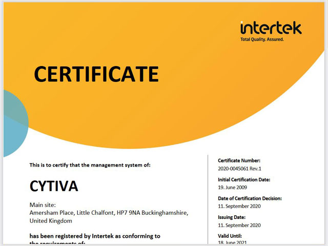 Certyfikat ISO 9001